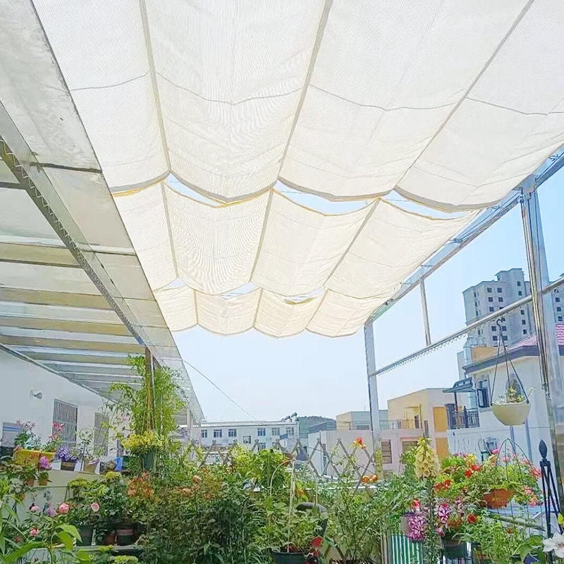 100% reines HDPE mit UV-Polyester-Sonnenschutzmarkise